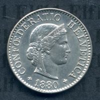 CHF___0.05 1880 stgl 5 Rappen