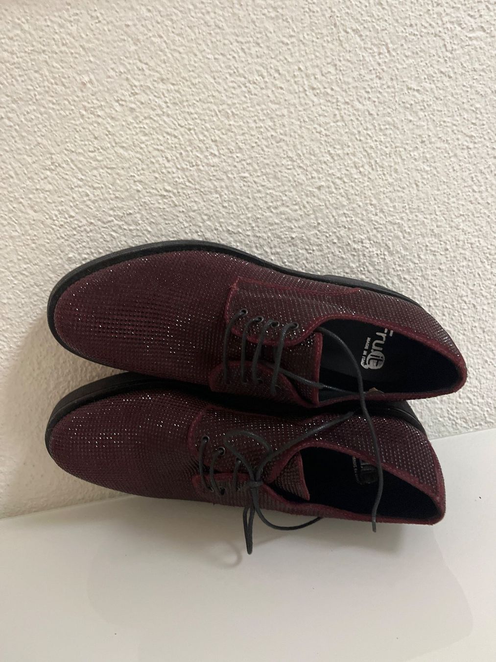 Scarpe da donna: Fru-it Sneakers Glitzer- Bordeaux Gr.38 – Nuovo (secondo la descrizione) da Baden venduto da Lauflip 3