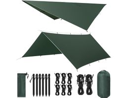 Tarp 3x4M Wasserdicht, Camping Zeltplane ultraleicht Anti-UV