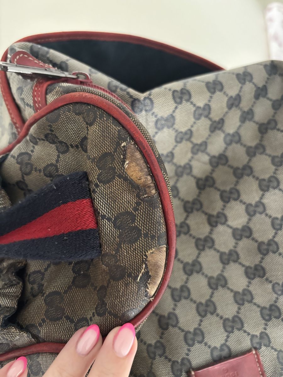 Gucci Taschen: Gucci Wickeltasche stark gebraucht – Gebraucht aus Höri von Celine.11 3