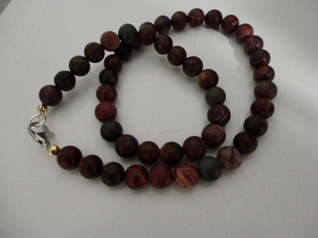 Catenine: Halskette - Picasso-Jaspis – Nuovo (secondo la descrizione) da Biberist venduto da tl-schmuck 2