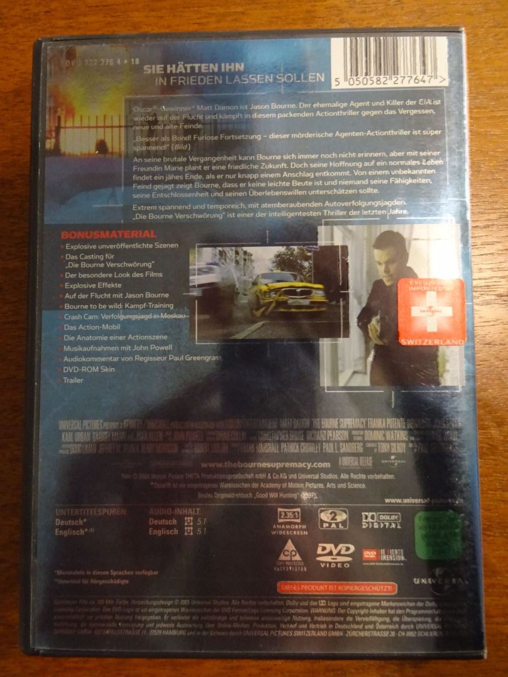 Tutti i DVDs: Die Bourne Verschwörung – Usato da Erstfeld venduto da Mario_boe0 2