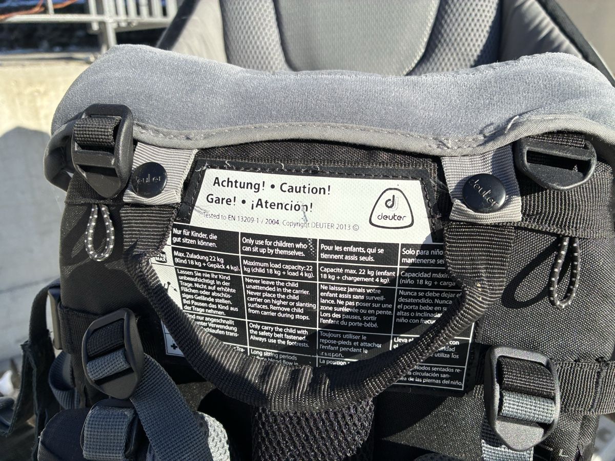Deuter Marsupi portabebè: Deuter Kindertragerucksack – Usato da Riggisberg venduto da Mat141 2