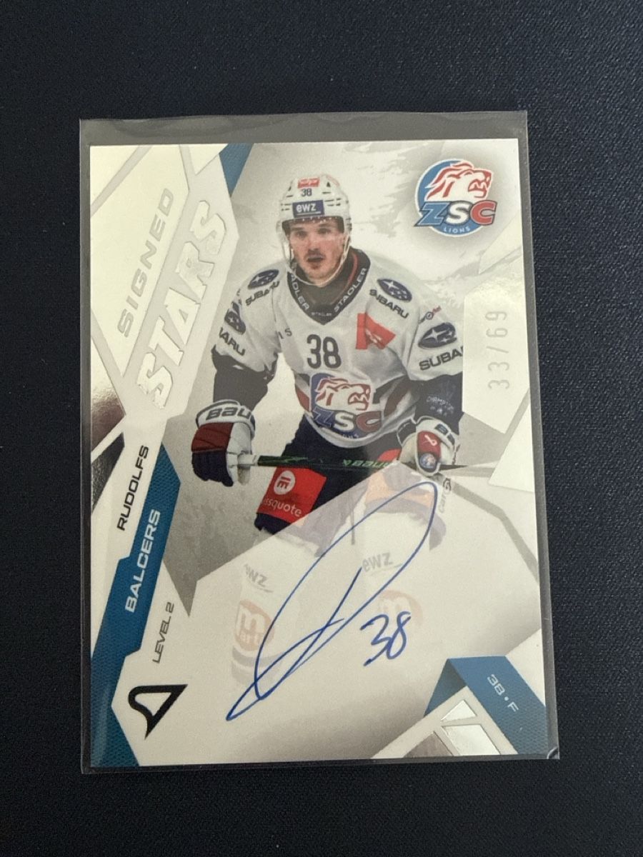 Sportzoo Carte collezionabili: ZSC Lions - Rudolfs Balcers - Signed Stars – Nuovo (secondo la descrizione) da Courgevaux venduto da 87Shadow87