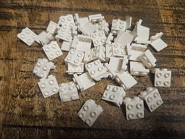 lego 44728 lot de 45 pièces White Bracket 1 x 2 - 2 x 2