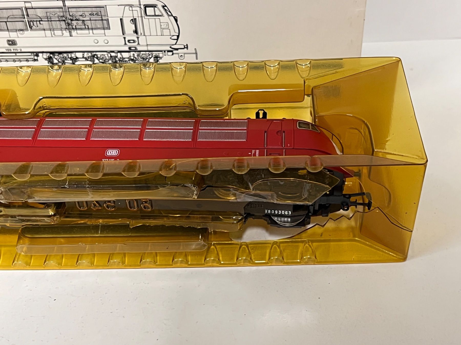 Märklin Modellini di ferrovie: Märklin 3358 BR 103   H0 AC ANALOG – Usato da Neuenhof venduto da ludovicco 7