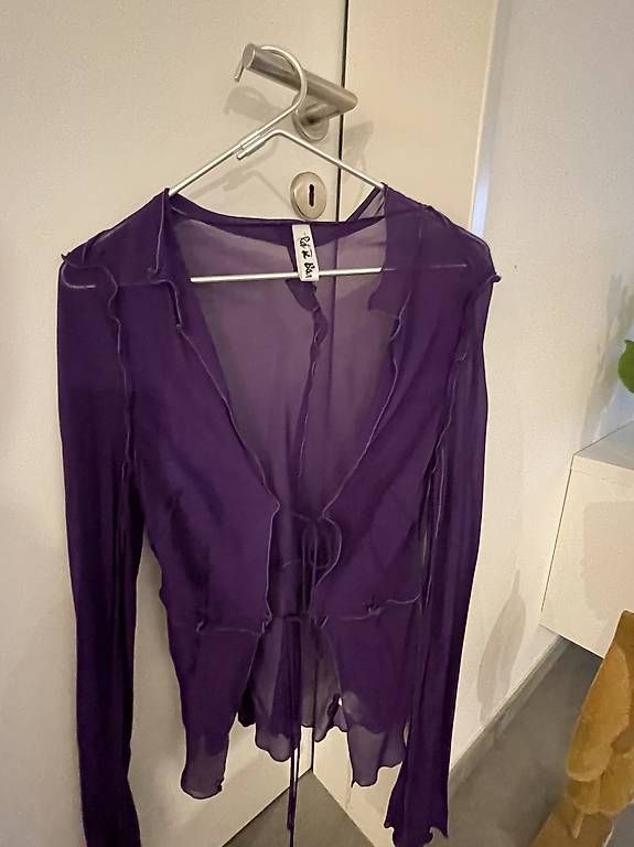 Camicette: Camicia Rat & Boa viola – Usato da Canobbio venduto da Gio-desi