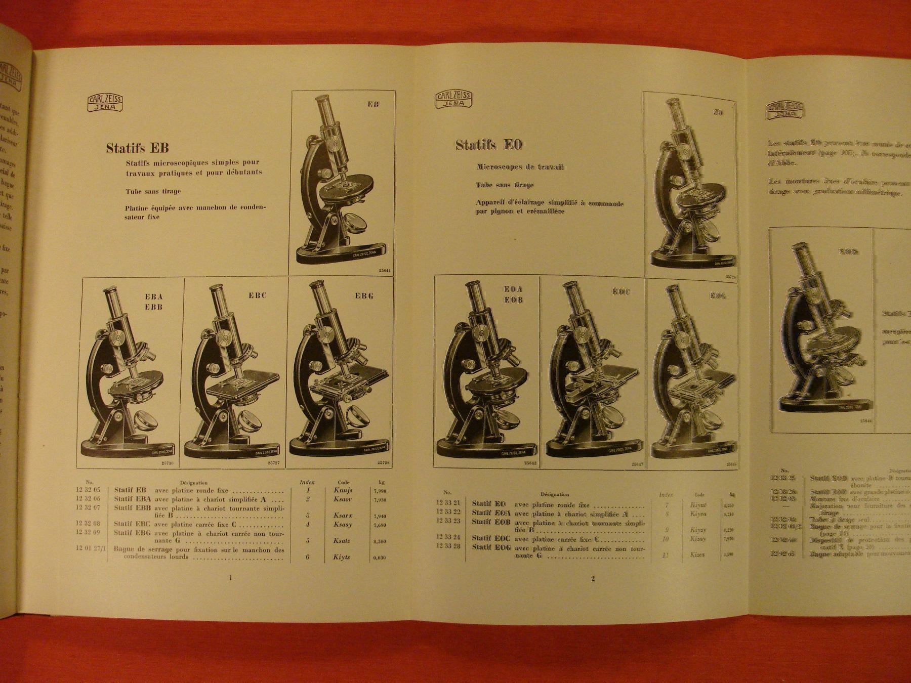 Bücher: MICROSCOPES MIKROSKOPE CARL ZEISS 1939 – Gebraucht aus Grüningen von Kartensammler 4