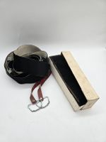 Lot de 2 paires d’anciennes peaux de phoque pour skis 
