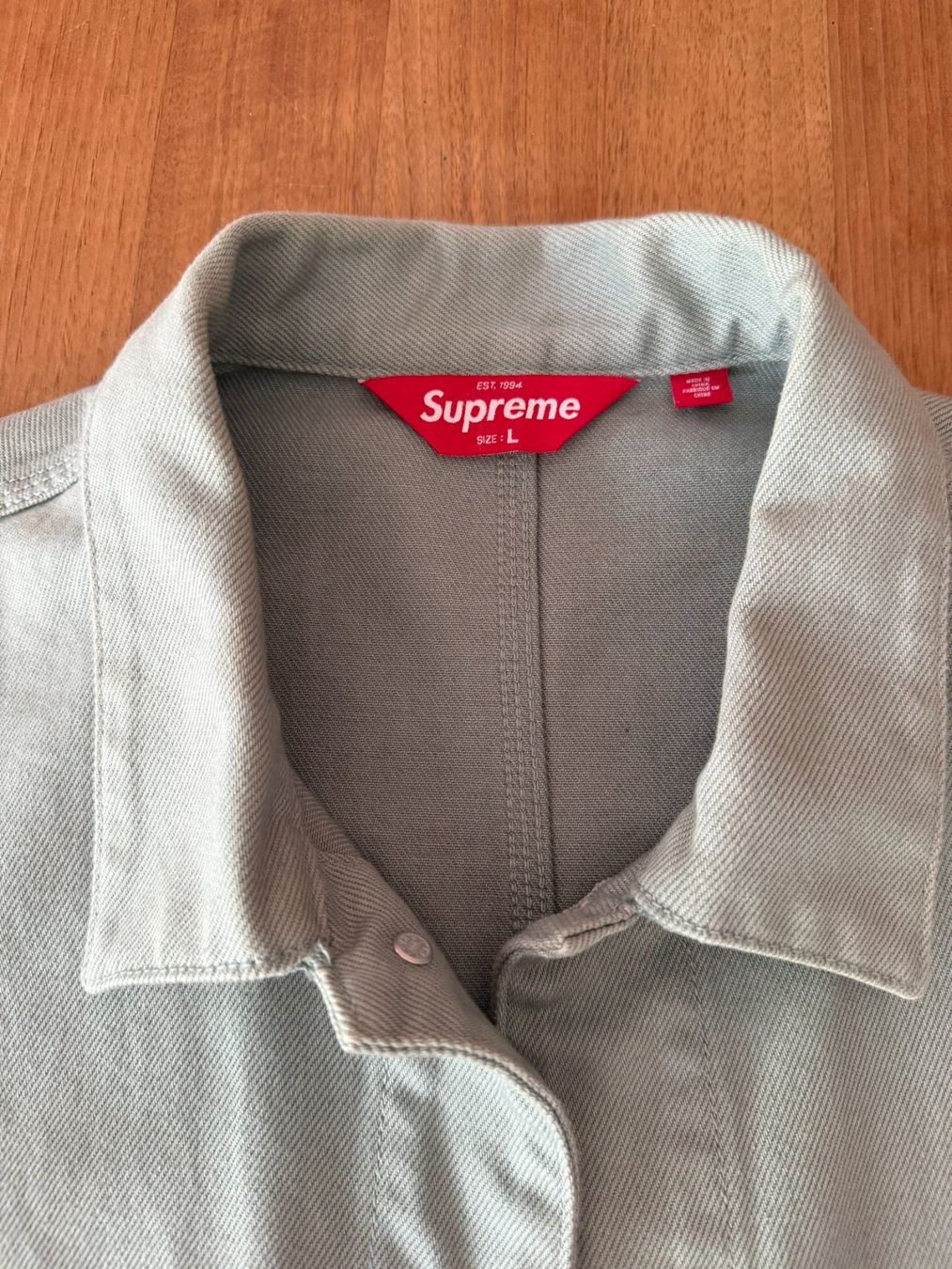 Supreme Vestes: Supreme Denim Jacket Grösse L – D'occasion à Schaffhausen par Mauzzel 4
