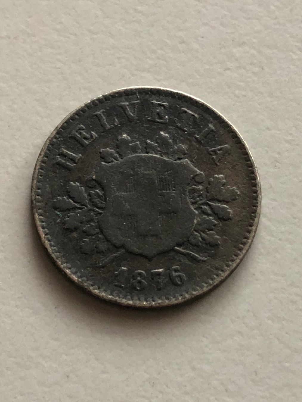 Tutti le monete: 10 Rp. 1876 – Usato da Schötz venduto da Odpa