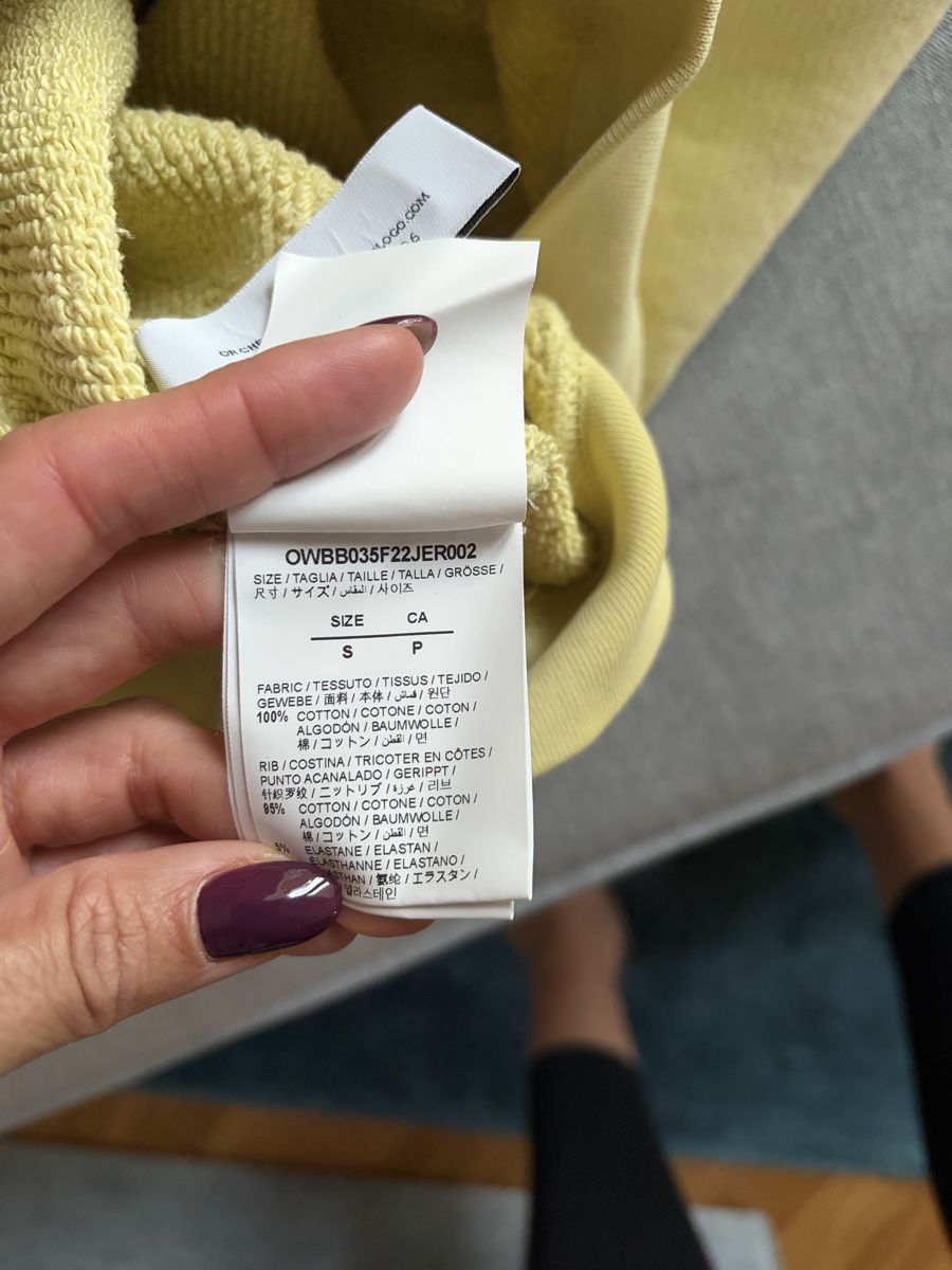 Off-White Maglioni & Felpe: Off-white hoodie kaputzenpullover S 36 – Usato da Rüschlikon venduto da megi 4