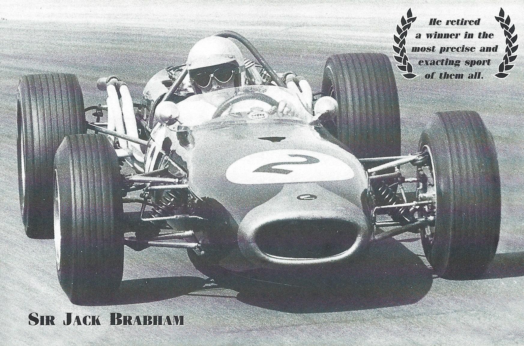 Autographes: Autogrammkarte; Jack Brabham, Formel 1 – D'occasion à Aarburg par Hktm 1