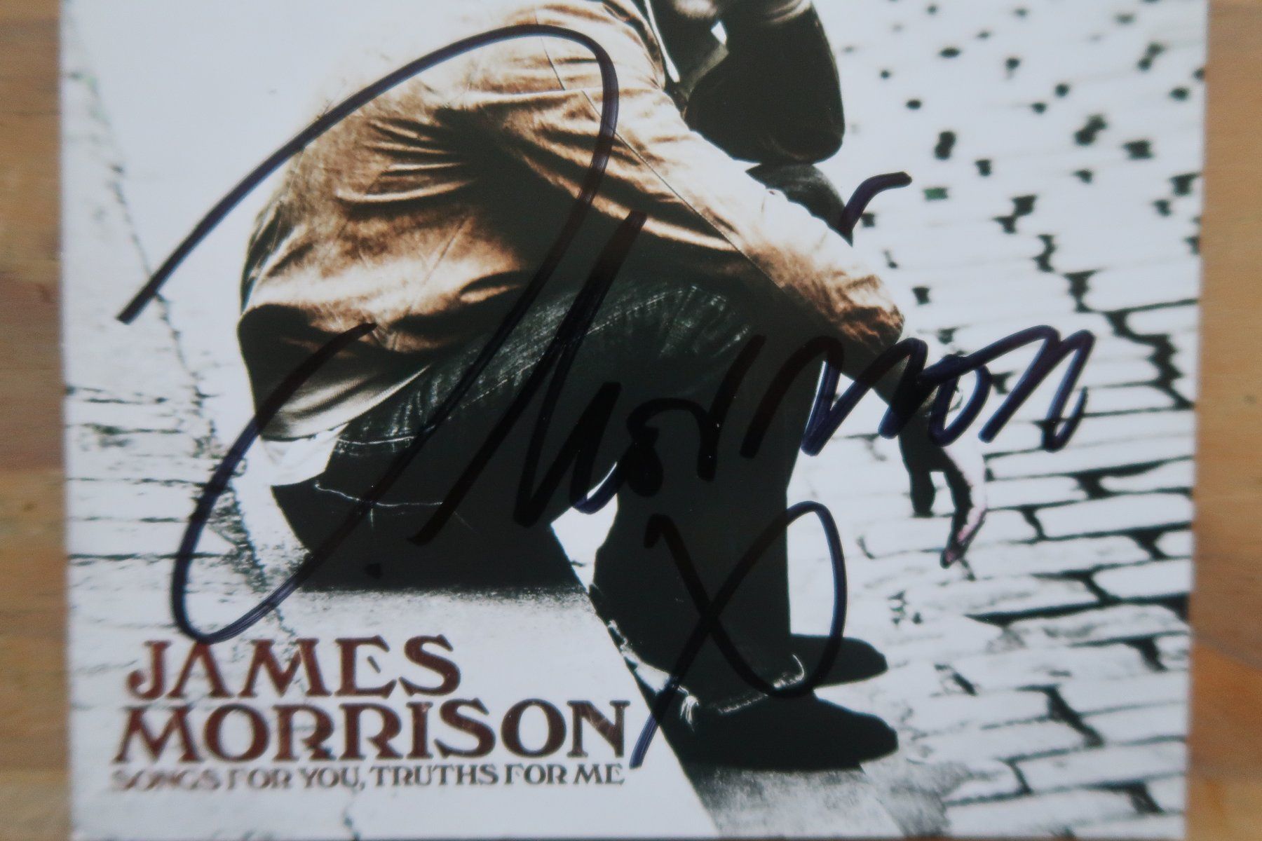 CD: JAMES MORRISON - SONGS FOR YOU - mit AUTOGRAM - CD – Usato da Basel venduto da Patiscat 1