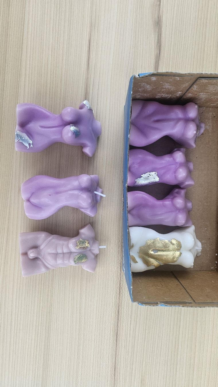 Candele: Kerzen Set diverse gem Bild neu – Nuovo e nell'imballaggio originale da Zürich venduto da ZH-Vintage 1
