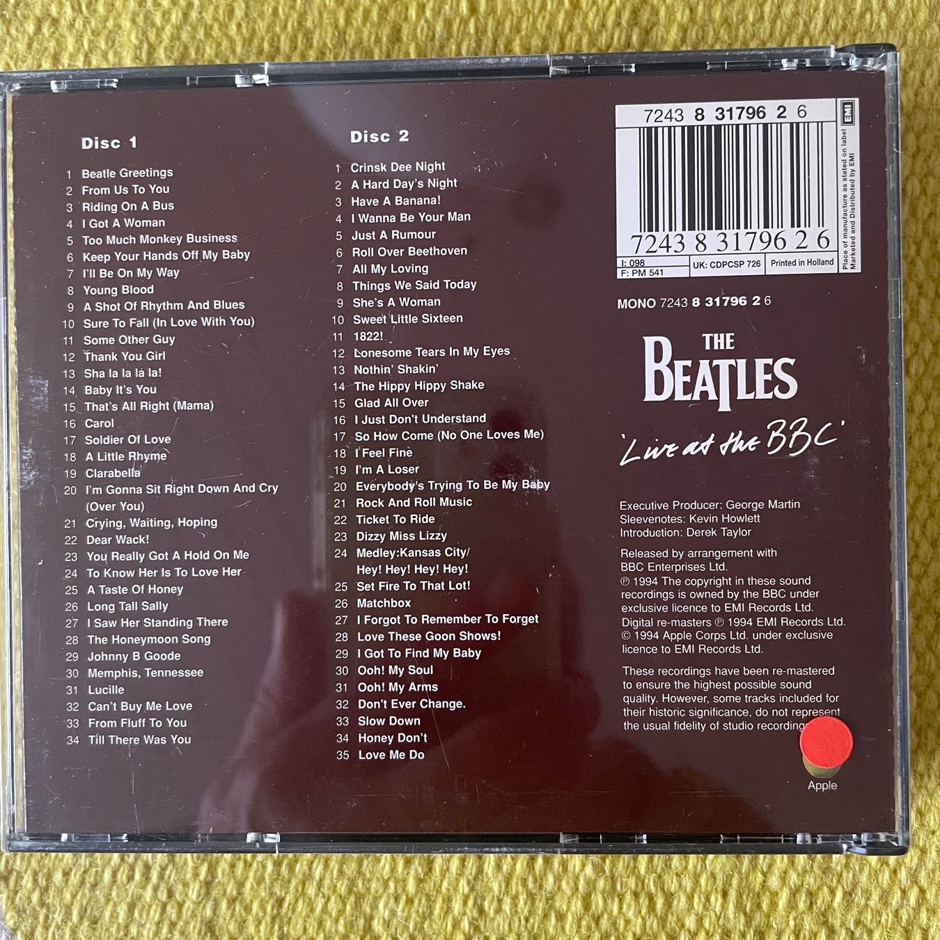 CDs: BEATLES-2CD LIVE AT THE BBC – D'occasion à Rorschacherberg par CD-Roli 1