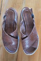 sandalen pons quintana braun geflochten grösse 39