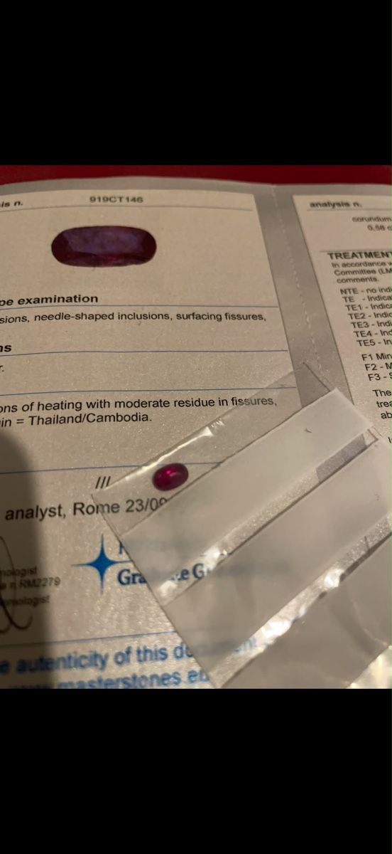 Edelsteine: Rubis rouge – Gebraucht aus Denges von tin_2fxr 1