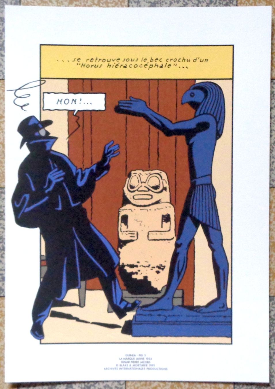 Fumetti: Edgar P. Jacobs - Sérigraphie Guinea Pig 3 – Usato da Le Locle venduto da LibrairieLaBergerie