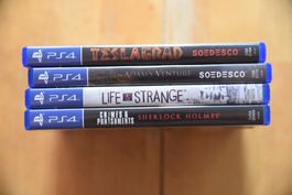 Teslagrad + Adam's Venture + Life is Strange+Sherlock Holmes