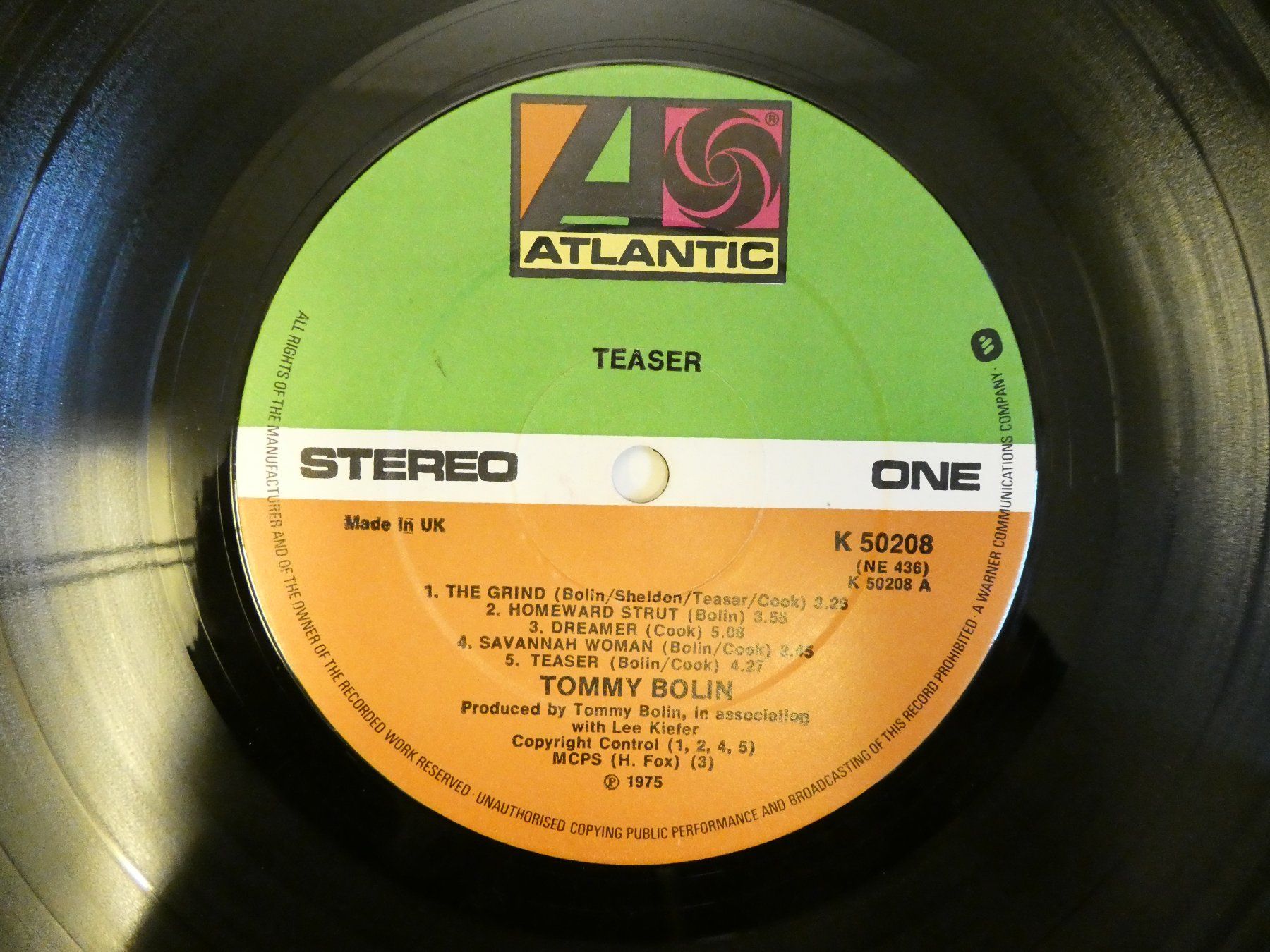 Dischi in vinile: LP "Tommy Bolin - Teaser" (~VG) – Usato da Münchenstein venduto da tsp01 3