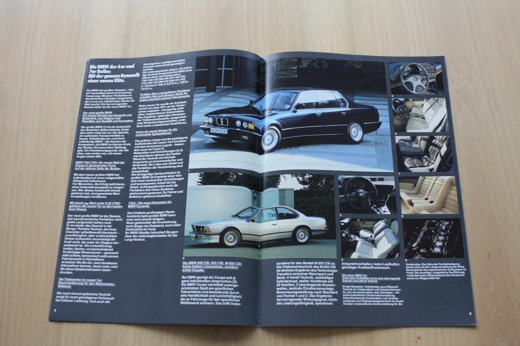 BMW Documents: BMW Modell Programm Prospekt 1986 – D'occasion à Wikon par erwin400 3