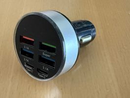💛 6 in 1: Schnelles USB-Ladegerät fürs Auto!