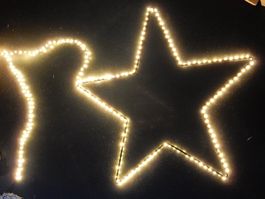 Weihnachtsbeleuchtung 'grosser Stern' NEU Angel Star Deko