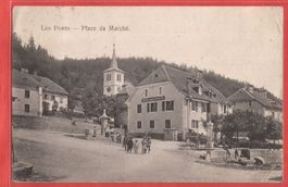 Les Ponts de Martel - Place du Marché - 1913