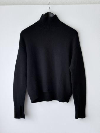 'S MaxMara Strickpullover, Schwarz, Rollkragen, Gr. S, Top!