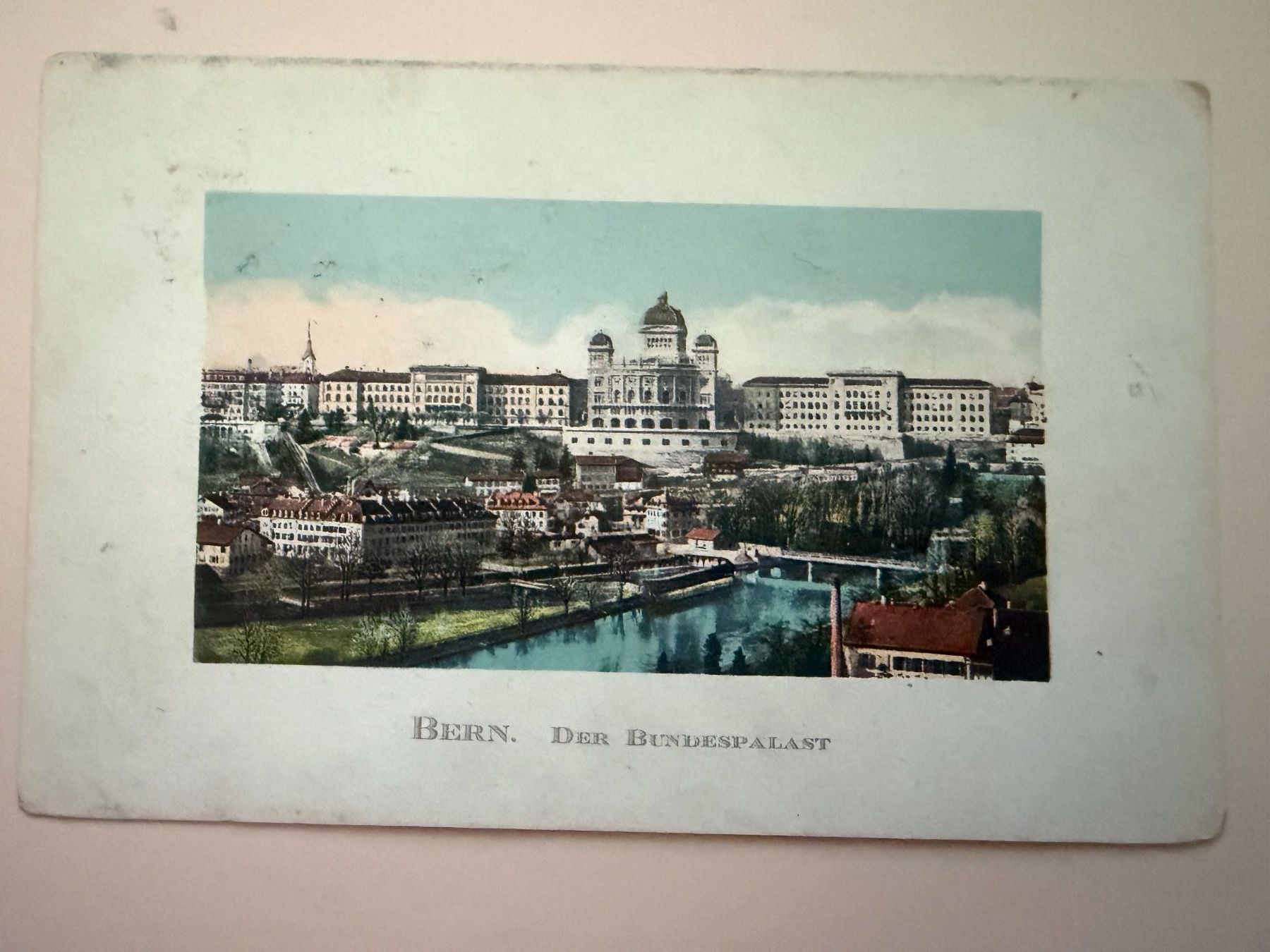 Cartoline postali: Bern - Bundeshaus 1909 - Ansichtskarte – Usato da Tegerfelden venduto da siebenmacky