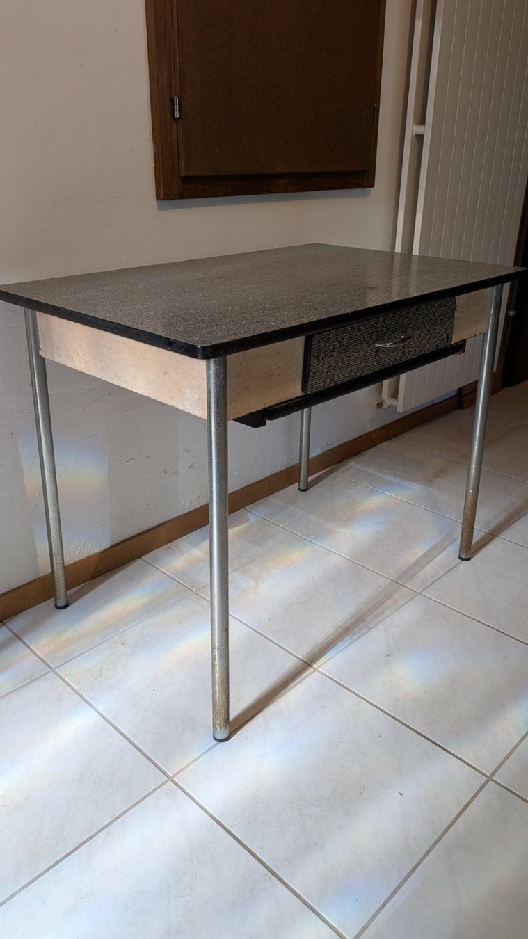 Tavoli: Vintage SIMPLEX SEDIA Küchen Tisch – Usato da Kastanienbaum venduto da kr.arch