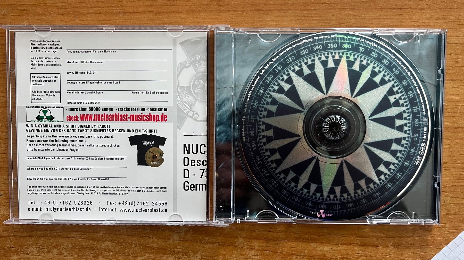 CD: Threshold - Dead Reckoning / CD - 1. D-Press. 2007 – Usato da Gais venduto da soundcave57 2
