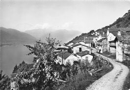 Gambarogno TI Ronco panorama Lago Maggiore G