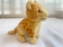 kleiner Steiff-Junglöwe, 50er-/60er-Jahre, ca. 13 cm lang