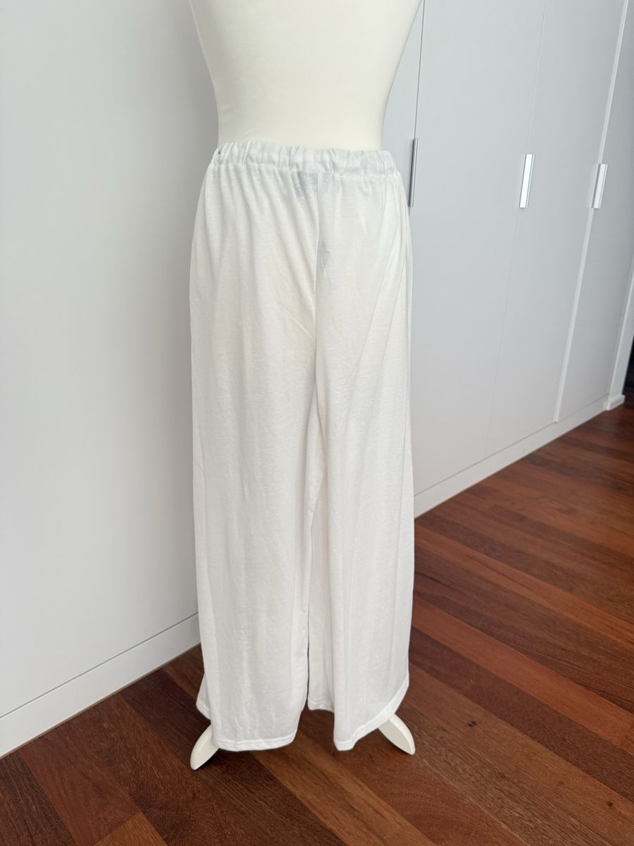 Asos Pantaloni: Strand Hose weiss luftig, Gr. XS – Usato da Stansstad venduto da InStyle8 5