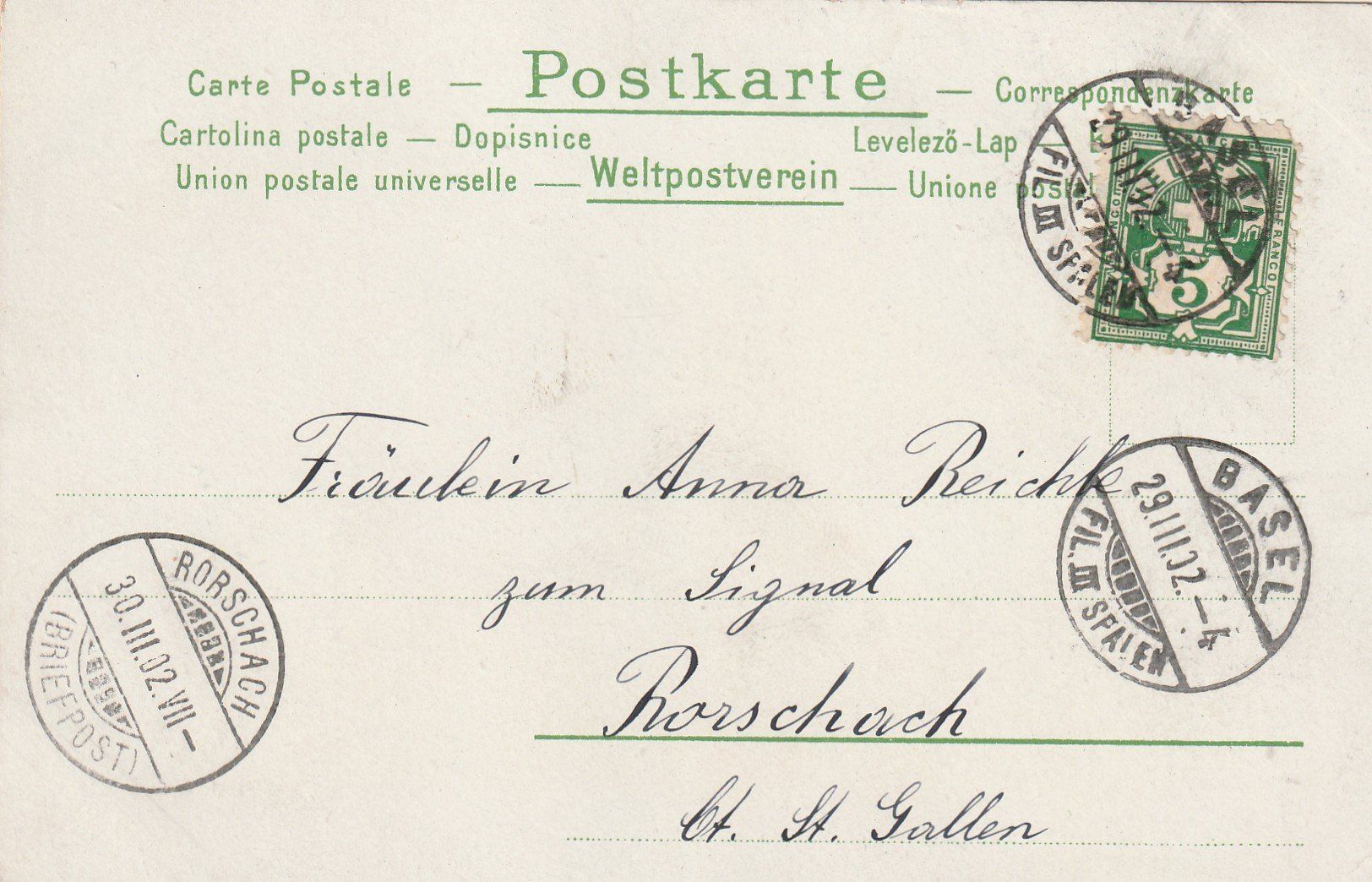 Cartoline postali: Fröhliche Ostern – Usato da Rorschacherberg venduto da fratovi2 1