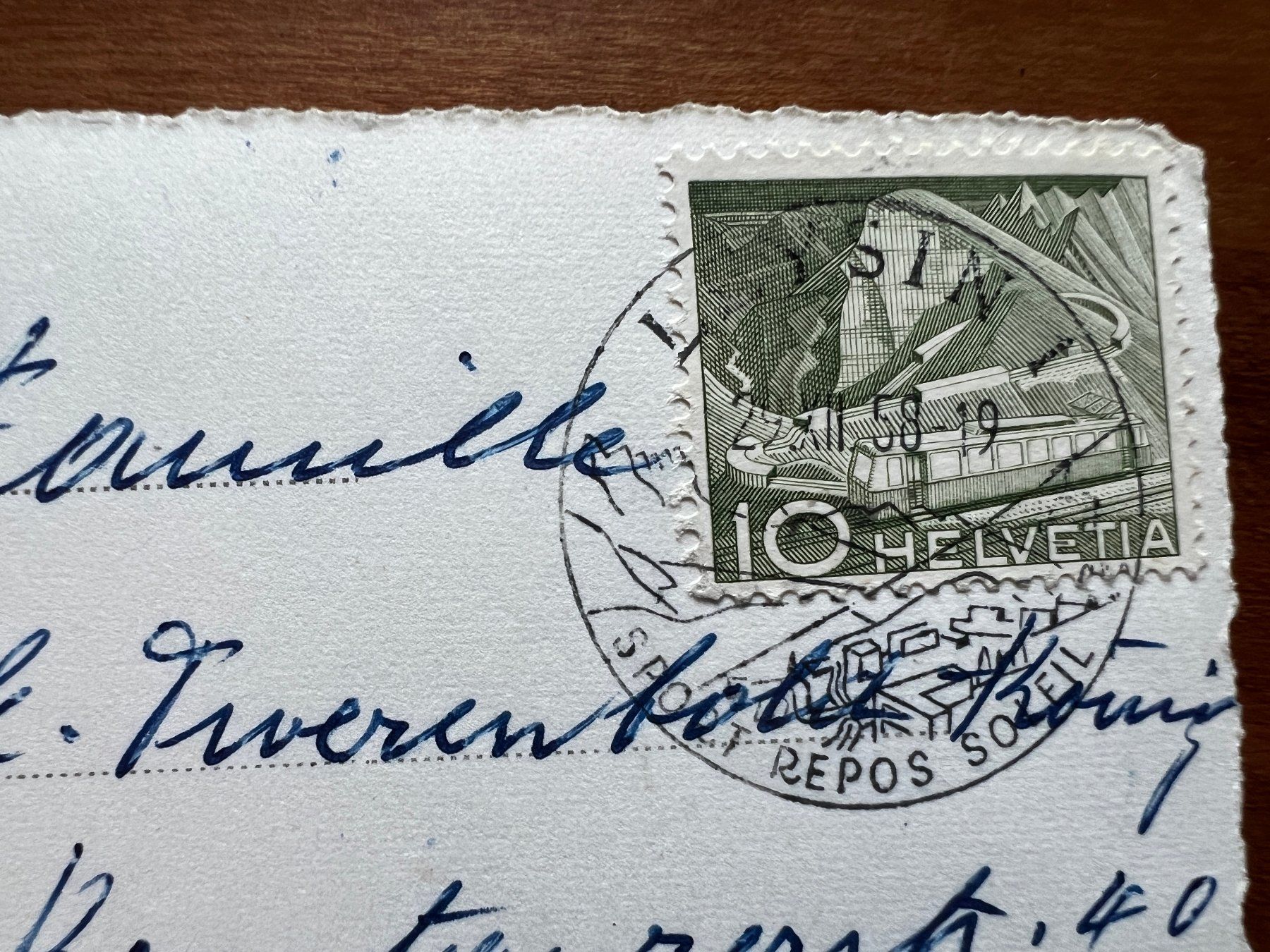 Cartoline postali: AK  1958 Leysin    (G1957) – Usato da Hinwil venduto da Sidi4 1