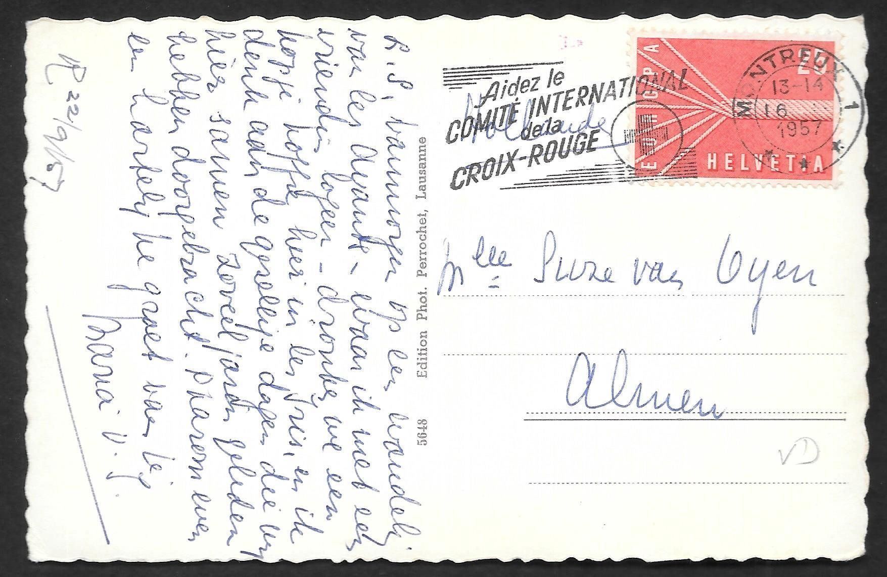 Cartes postales: Chernex vier Bilder – D'occasion à Olten par clotaldi 1