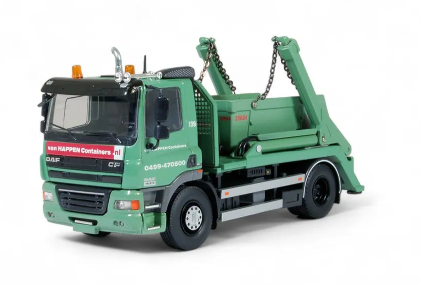 Tekno Kit di modellismo & Modellini statici: Camion Van Happen Containers - Tekno Model 3075  - 1:50 – Nuovo e nell'imballaggio originale da Lausanne venduto da Techobby