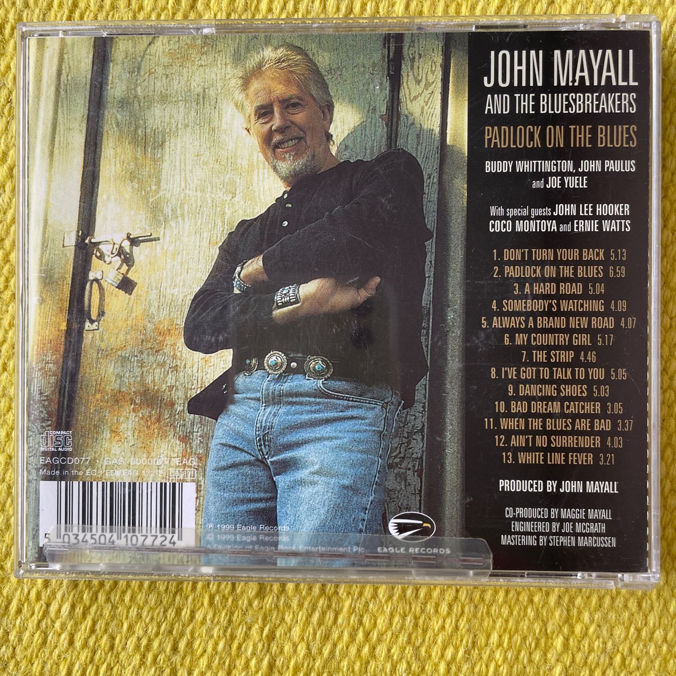 CD: JOHN MAYALL&THE BLUES BREAKERS-PADLOCK ON THE BLUES – Usato da Rorschacherberg venduto da CD-Roli 1