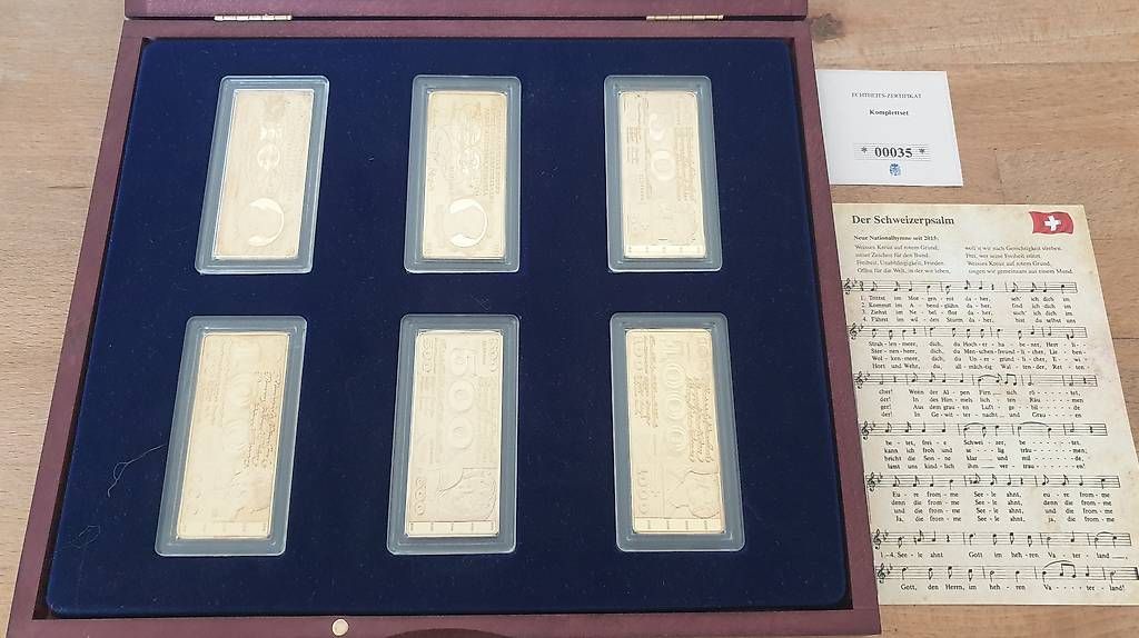 Metalli preziosi: Barren-Schweizer Banknoten – Usato da Rekingen AG venduto da tan_mrd2