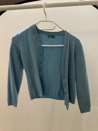 Benetton Strickjacke, hellblau, Gr. S - Frühlingsgefühle!