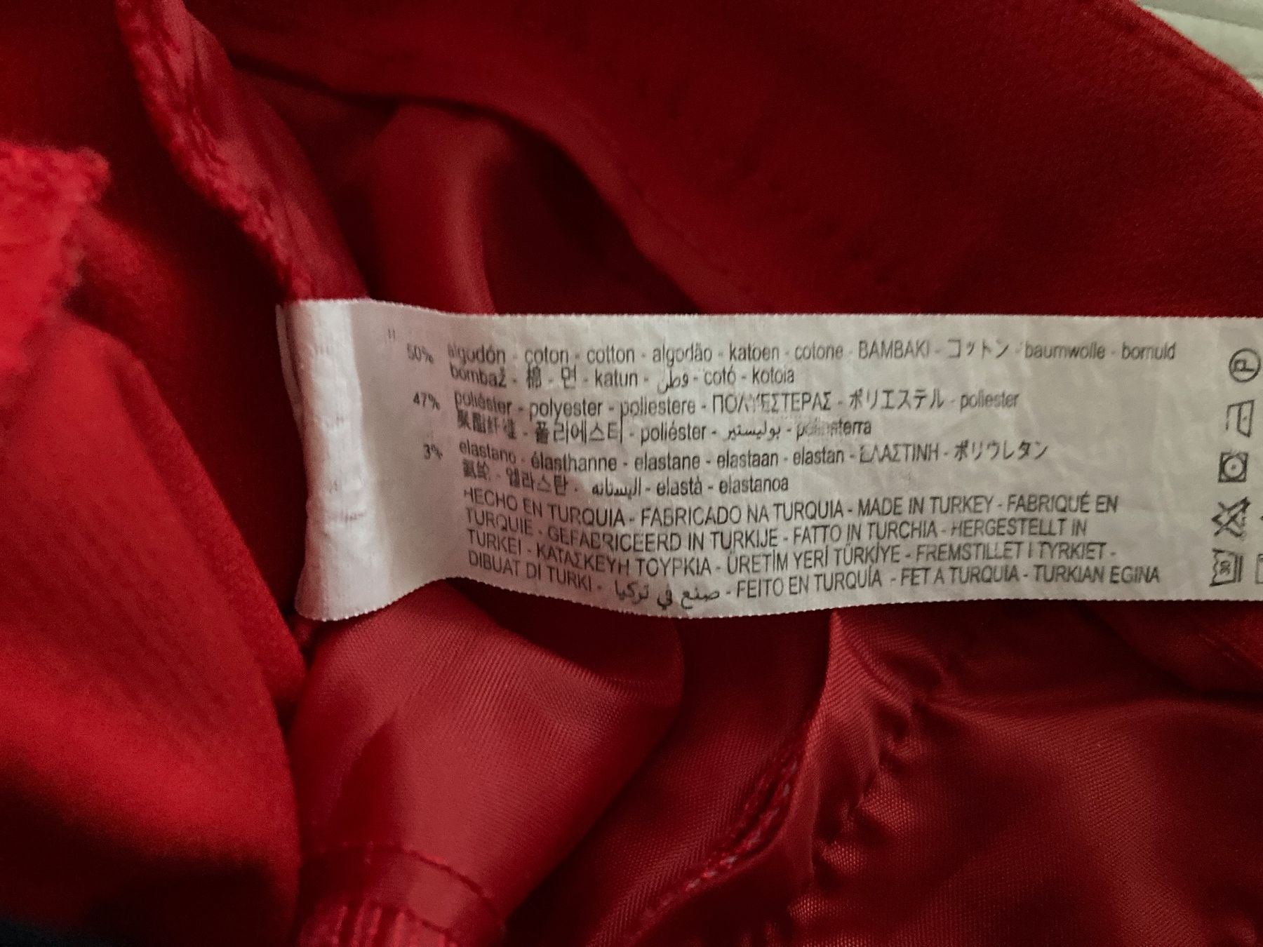 Zara Hosen: Hose rot Gr. 34/XS Zara – Gebraucht aus Stansstad von InStyle8 2