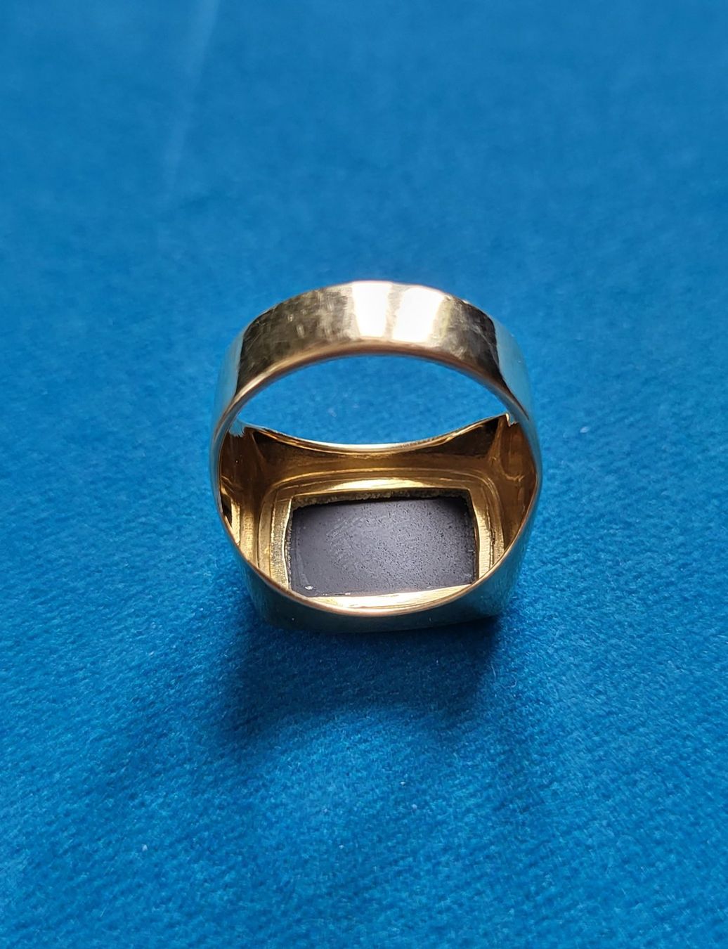Anelli: 18 Karat 750 Massiv Ring Mit Onyx – Usato da Wald ZH venduto da Aniade 6