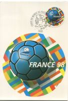 Postkarte "Fussball". Frankreich
