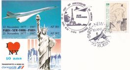 Sonderflug Air France CONCORDE Paris - New York 1987