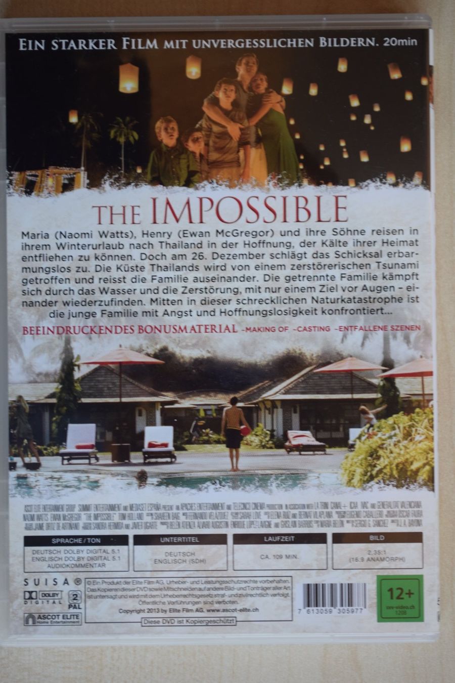 Tous les DVDs: THE IMPOSSIBLE (170) – D'occasion à Reutigen par DONDON55 1