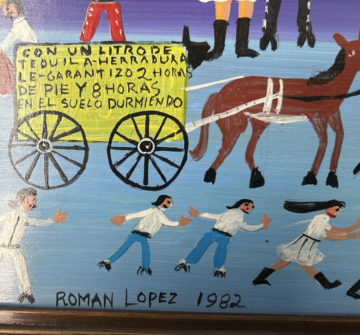 Gemälde: Roman Lopez Naive Kunst Mexiko 1982 – Gebraucht aus Frauenfeld von Colonia64 3