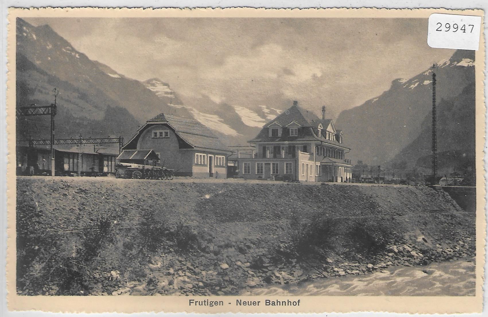 Cartes postales: Frutigen - Neuer Bahnhof – D'occasion à Ettingen par Kartenplanet